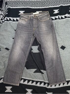 Golden Goose Men's loose fit jeans in Faded black/Gray size 30